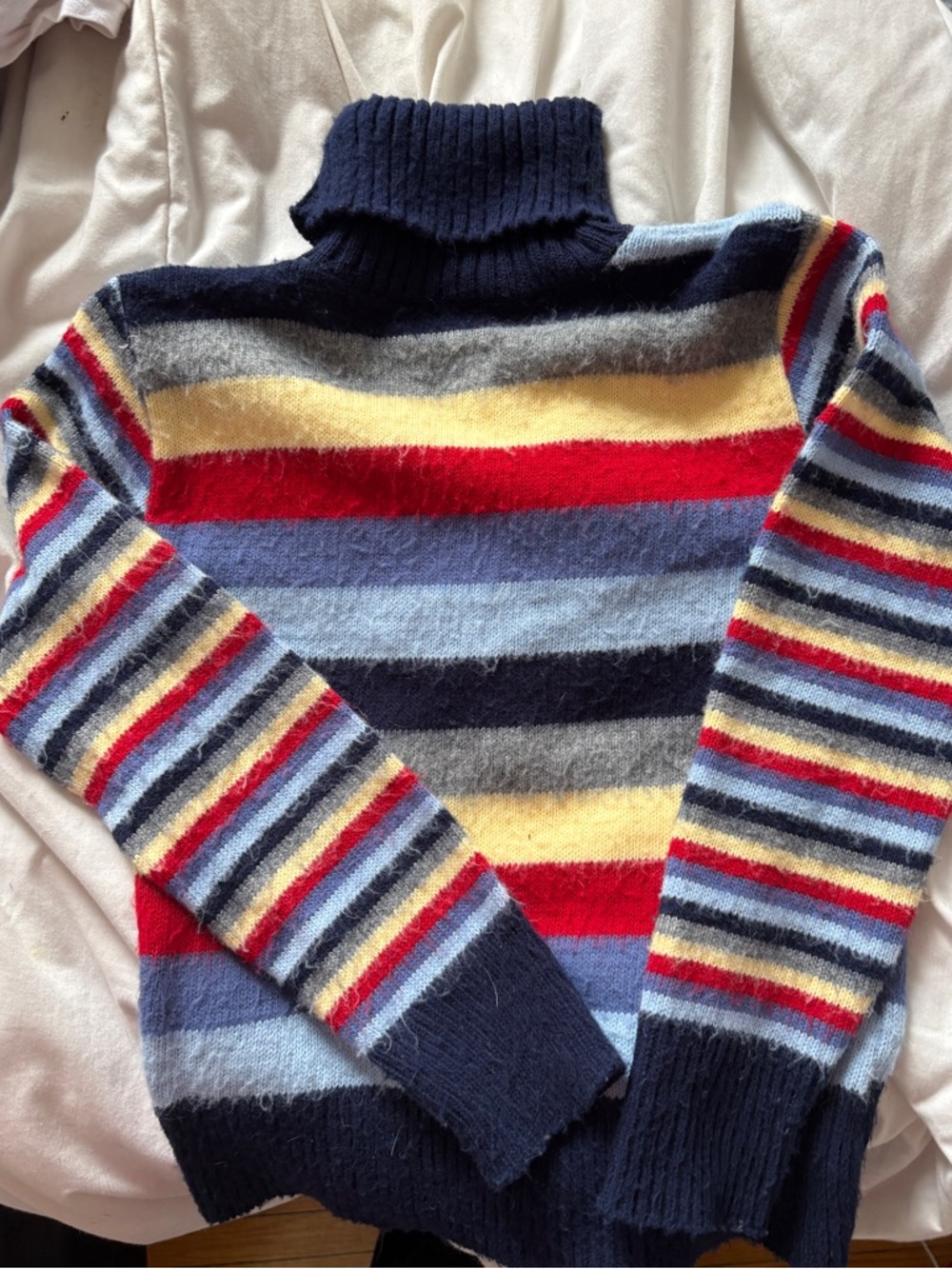 Vintage Multicolor Striped Sweater